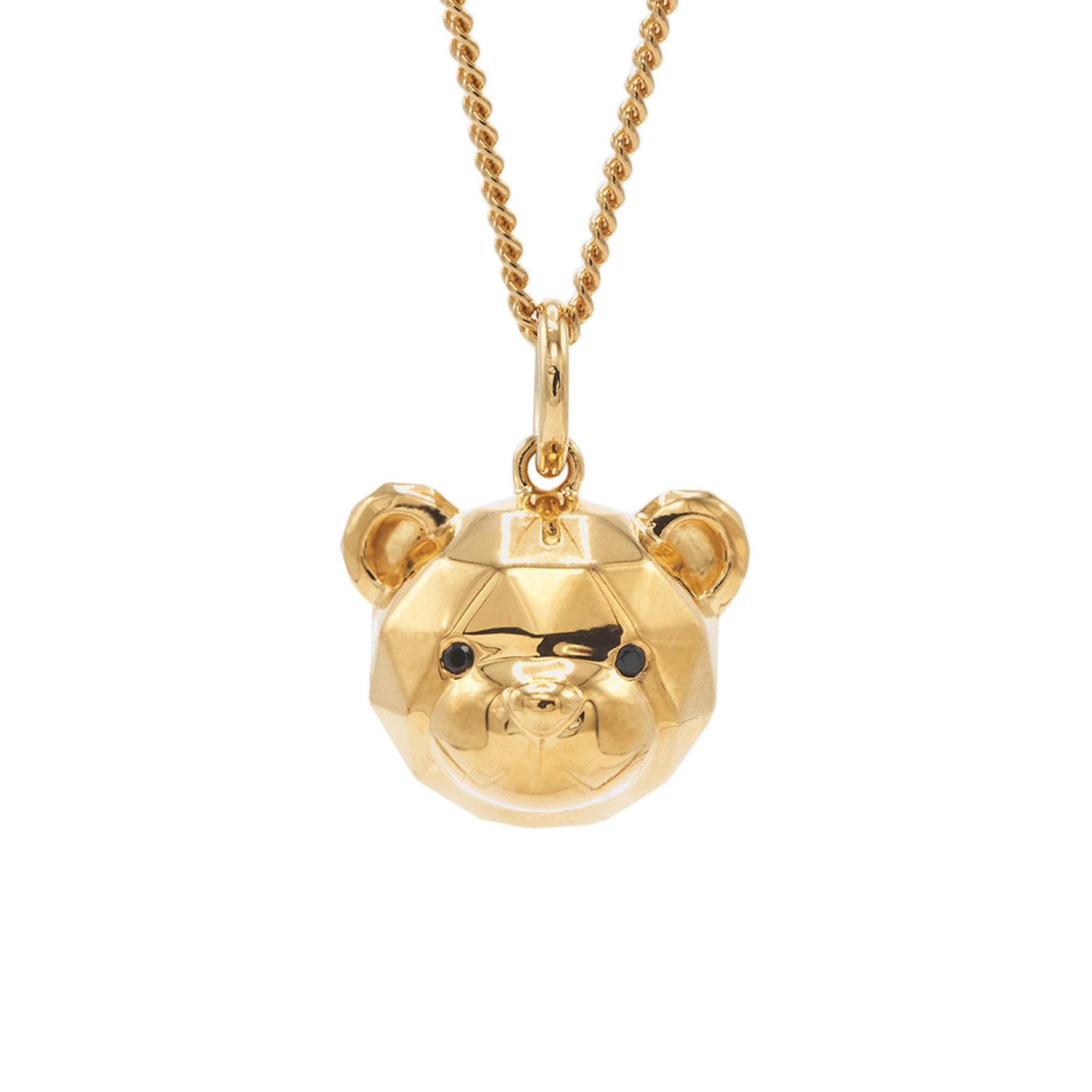 Gold 2025 bear pendant