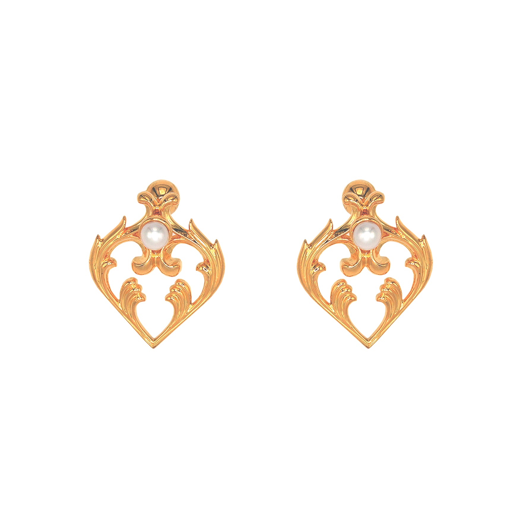 HEART FRAME EARRINGS