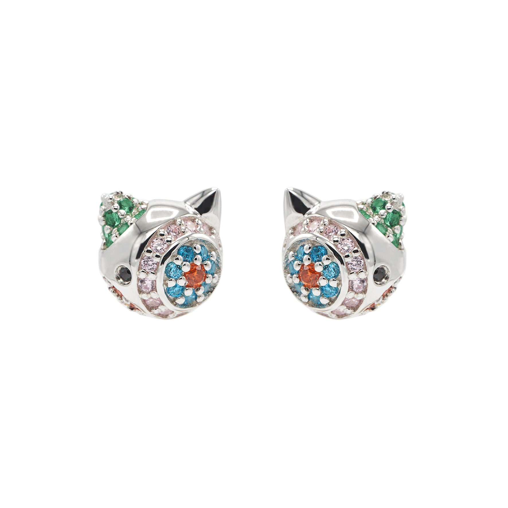 DISCO KITTY EAR STUDS