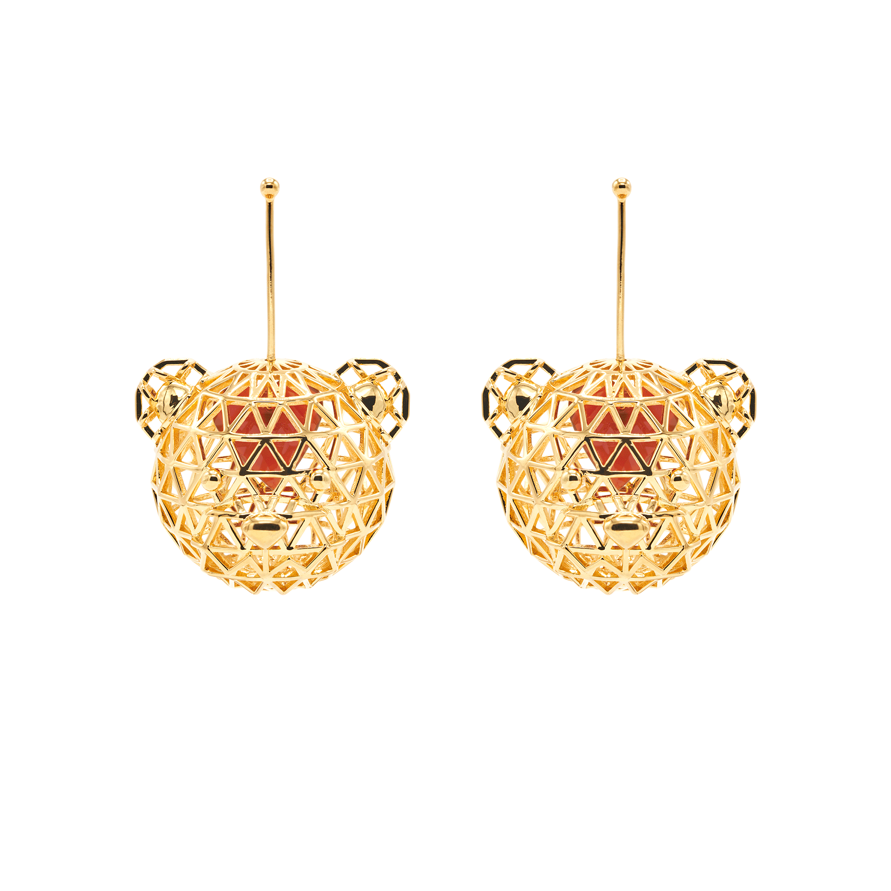 GOOD BEAR WITH HEART EARRINGS