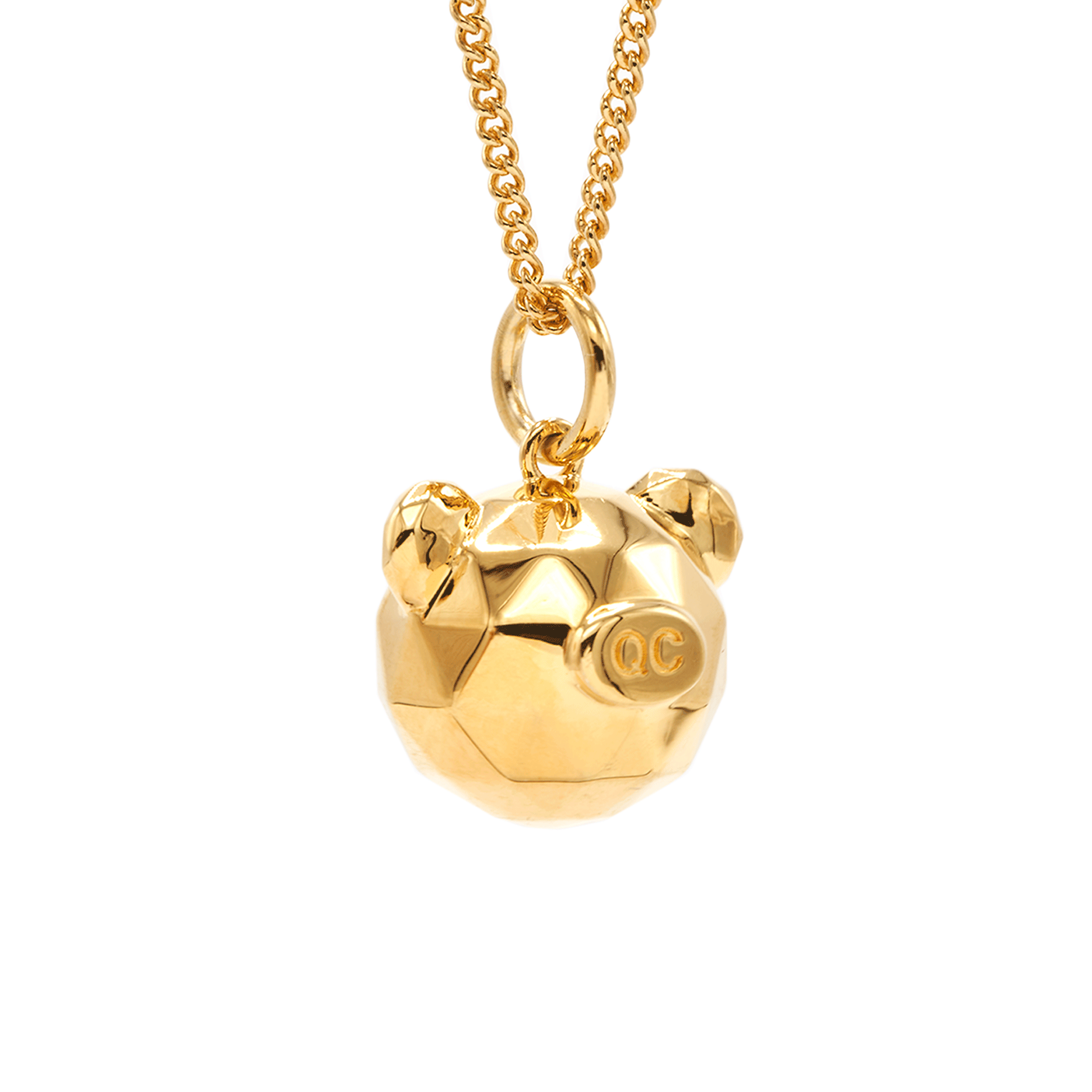 PETITE GOLD BEAR PENDANT